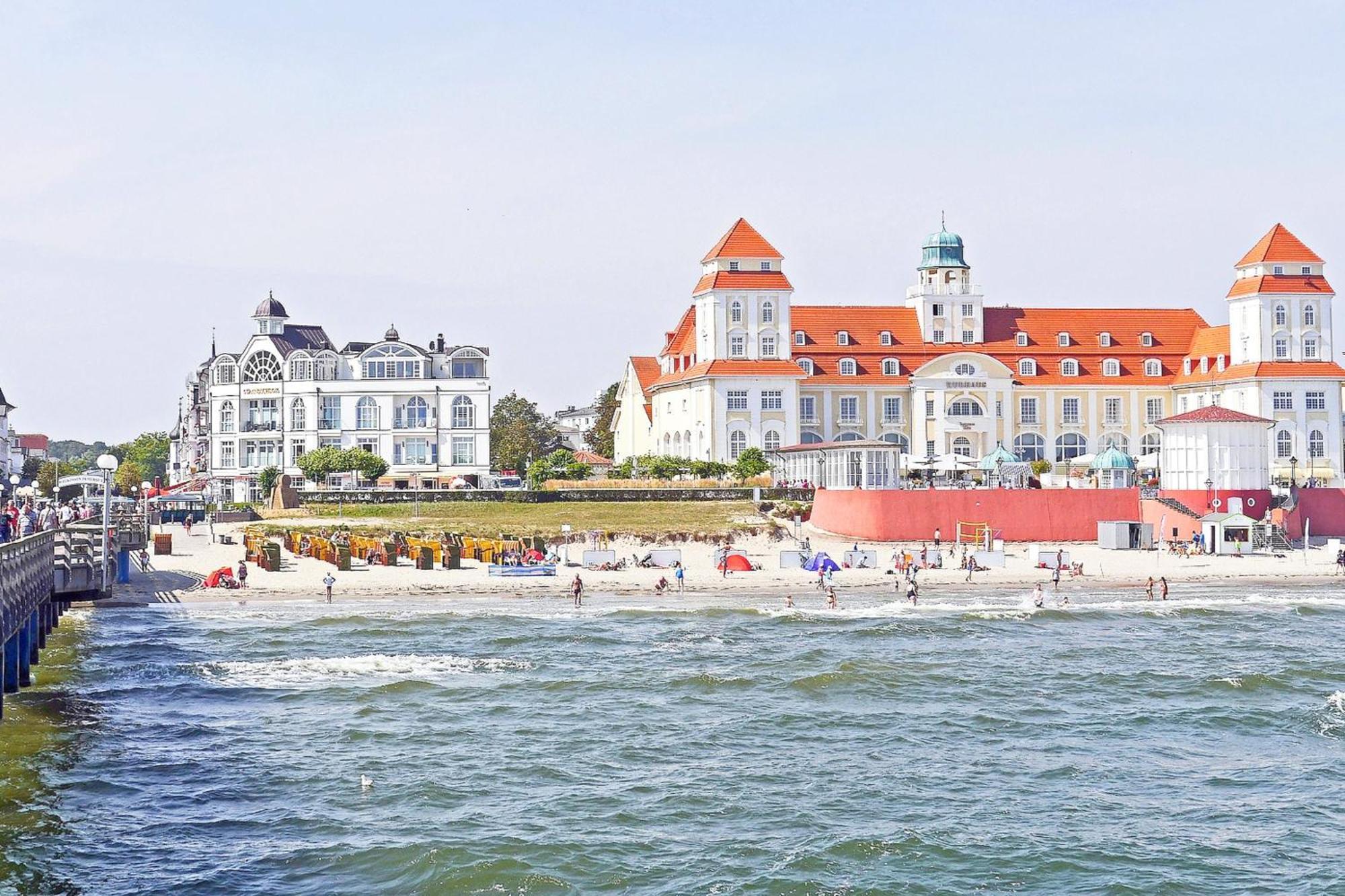 Aparthotel Ostsee Fewo 26 Balkon, Meerblick, Strand Binz Esterno foto